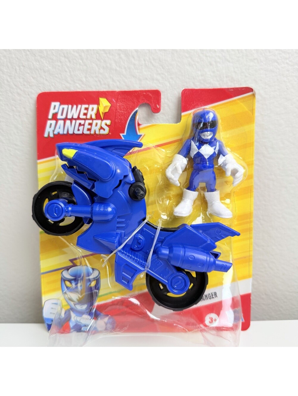 Power Rangers Blue Ranger Motorcycle Vehicle Figure Hasbro New Sealed 3+ Toy